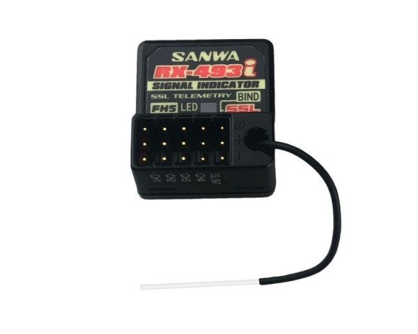 Sanwa Empfänger RX-493i SUR-SSL FH5 / FHSS5 - MT-5 - MT-R - M17