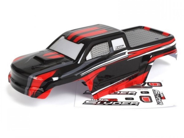 540190 Blackzon Slyder MT Karosserie 1/16 Black/Red
