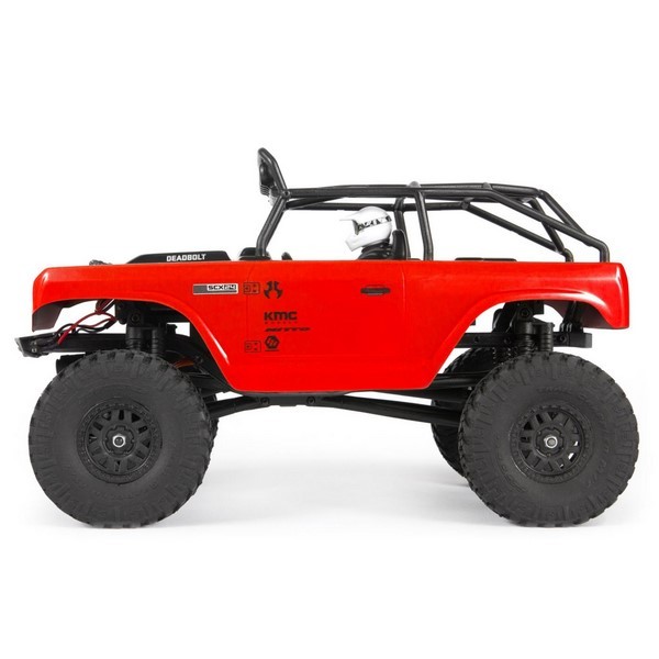 Axial SCX24 Deadbolt 1/24th Scale 4WD - RTR Red- Scale Rock Crawler RC Auto