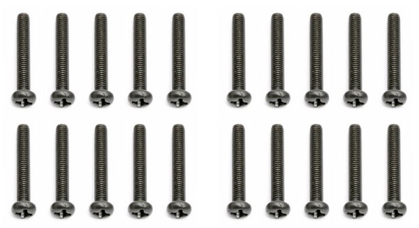 25185 Asso Screws 3x20 mm BHPS