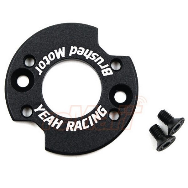 Yeah Racing Alu Adapter Brushed Motor Schwarz