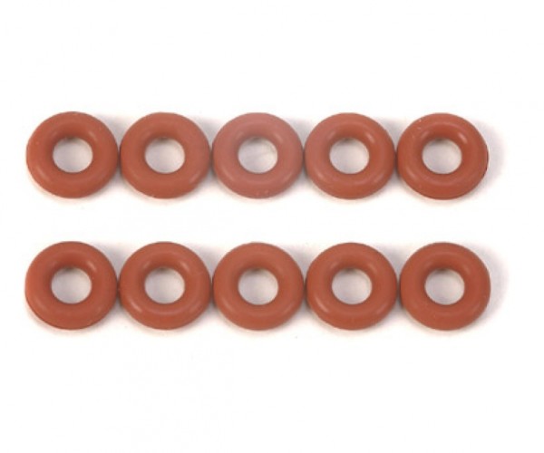 50597 Dämpfer 3mm O-Ring (Red, 10 pcs.) Dämpfer O-Ringe Hart für gute Dichtigkeit