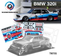 TeamC 1/10 BMW 320 1978  Karosserie M-CHASSI Radstand 210mm