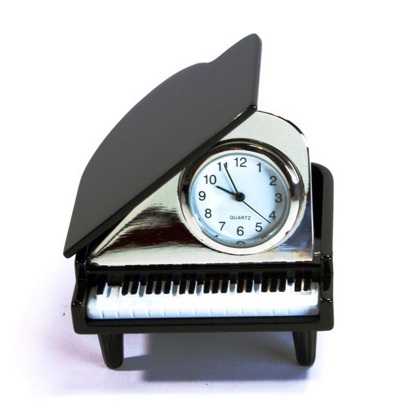 SIVA TOYS Siva Clock Uhr Piano schwarz