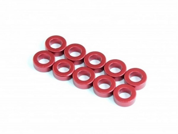 Radtec Alu Spacer 3,0 x 5,5 x 2,0mm - Red