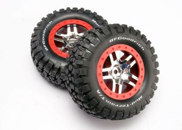 6873A Traxxas BFG Mud-Terrain Kompletträder Reifen 2.2" / 3.0" SCT 12mm (2)