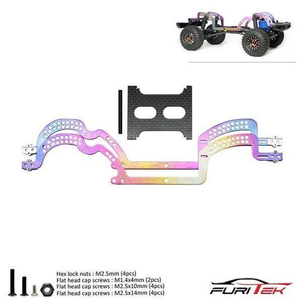 FURITEK GRASSHOPPER TI (RAINBOW) FRAME KIT TRX-4M