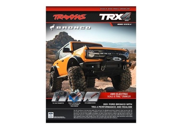 61858 Traxxas DEALER CATALOG, 2021 BRONCO