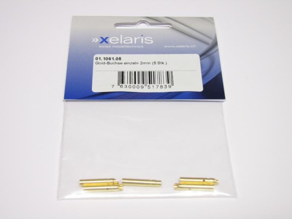 Xelaris Gold-Buchse einzeln 2mm (5)