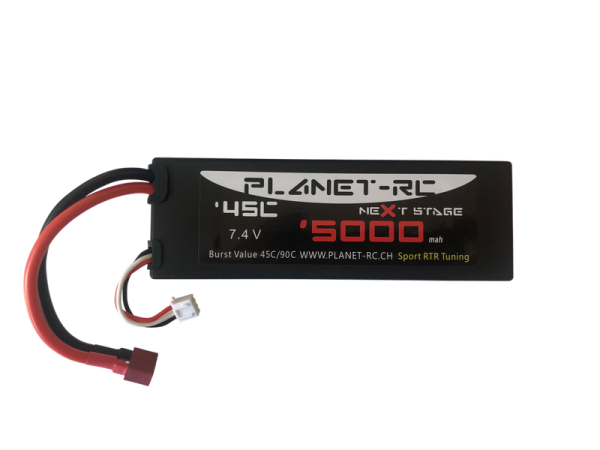 Next Stage Sport Lipo Akku 5000 - 45C 7.4V T-Plug - RTR Tuning Lipo Power