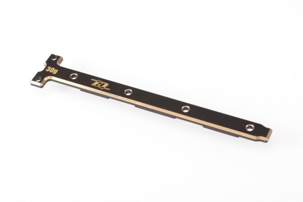 Revolution Design B74 Brass Rear Chassis Brace Sup