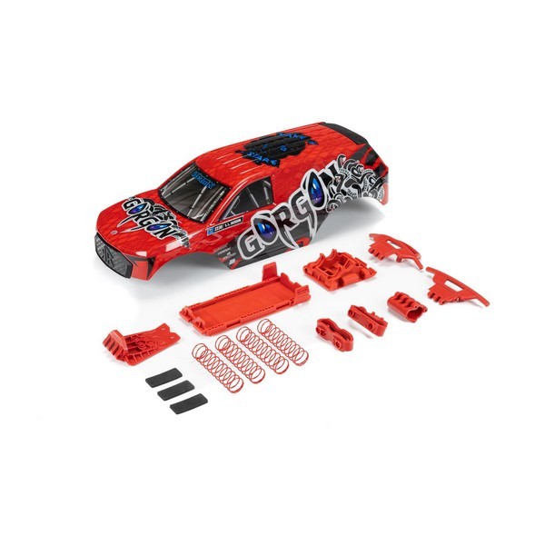 ARA402351 Arrma GORGON Painted Body Set Rot