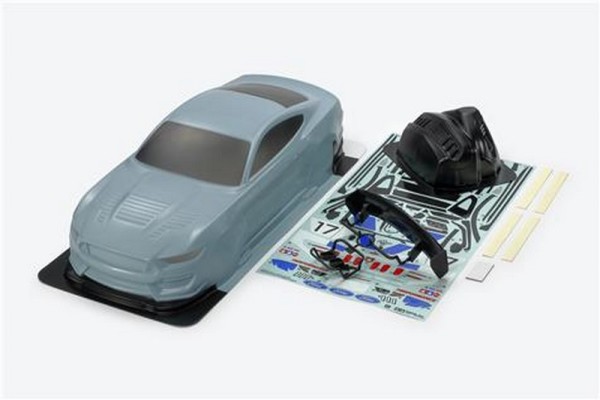 47485 Tamiya 1/10 Ford Mustang GT4 Karosserie Grau Lackiert