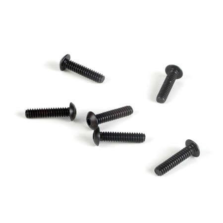 LOSA6256 4-40x1/2 Button Head Cap Screw (6)