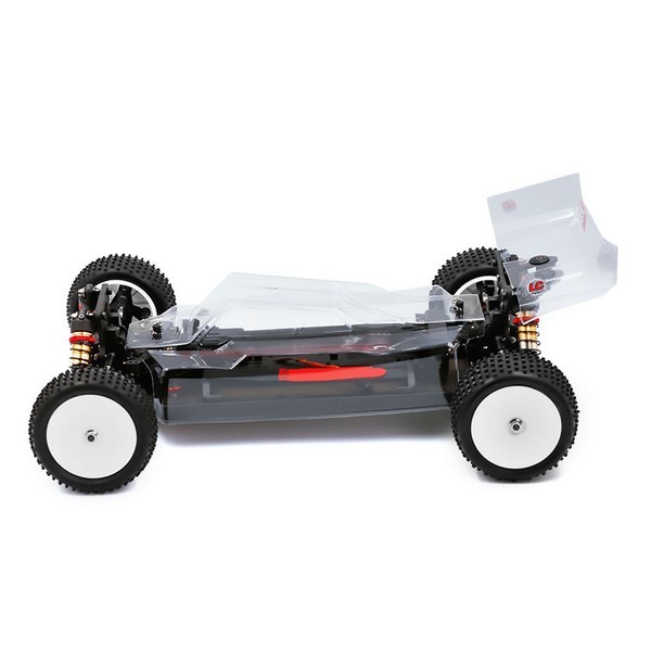 LC Racing PTG-1 4WD Buggy Chassis - Karosserie Rot 1/10 ARR