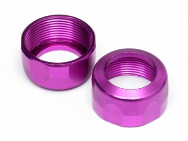 86445 BAJA 5B - SHOCK CAP 20X12MM (PURPLE/2PCS)