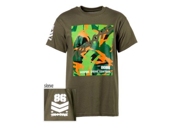 1381-M Traxxas MILITARY TEE MILITARY GREEN M