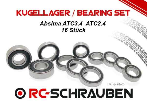 Kugellager Set (2RS) Absima ATC3.4 ATC2.4