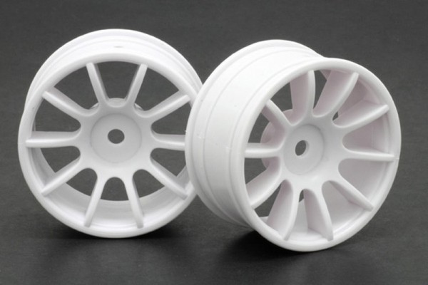 25006 Ride 1/10 M-Chassis 10 Spoke Wheel - White