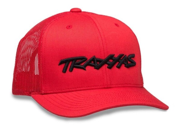 1182-RBL Traxxas LOGO HAT CURVE BILL RED