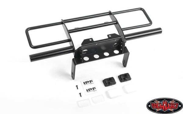 RC4WD Oxer Steel Front Winch Bumper w/ IPF Lights