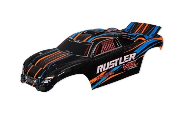 3720T Traxxas Karosserie Rustler VXL orange