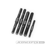 JConcepts RC8B4.1 Fin Titanium Turnbuckle Set Schwarz 5Stk.