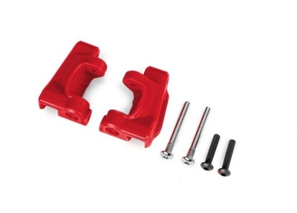 9135-RED Traxxas Caster-Blocks l/r rot