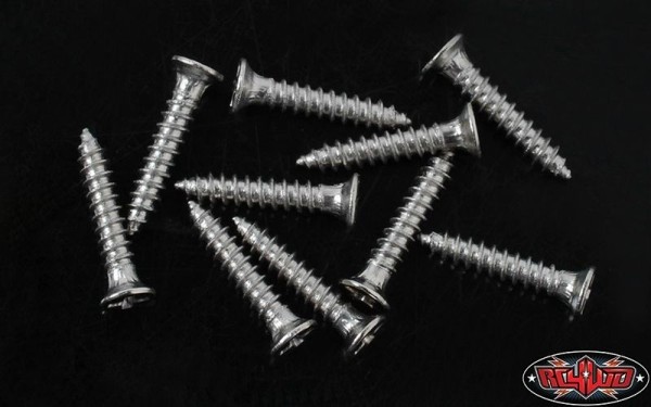 RC4WD Flat Head Self Tapping Screws M1.4 x 8mm