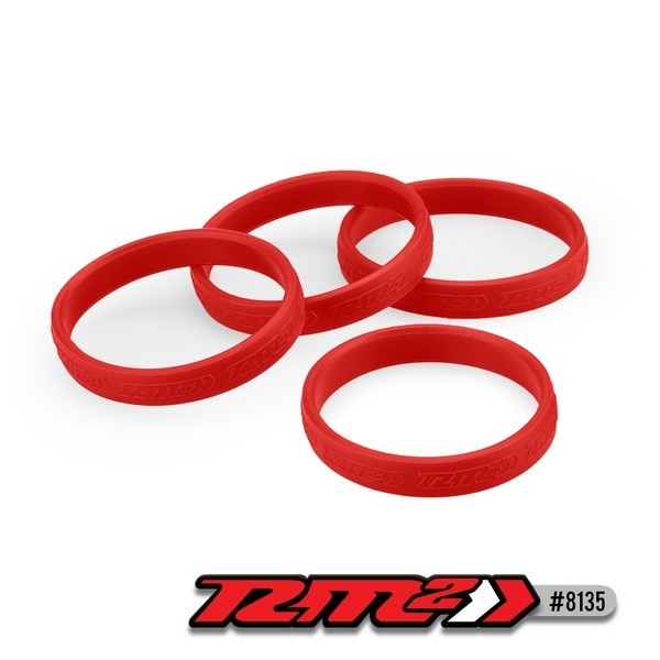 JConcepts RM2 Red Hot tire bands – red