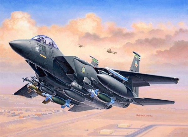 63972 Revell Model Set F-15E STRIKE EAGLE & bombs