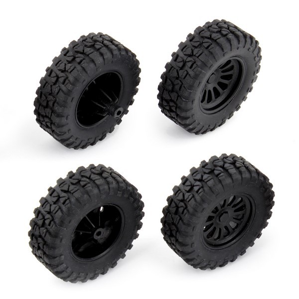 21431 Asso MT28 Front and Rear Wheels and Tires