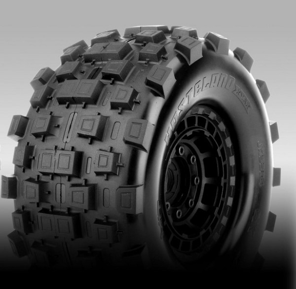 Jetko EX Tyre MT Wasteland Belted Black Wheel 24mm