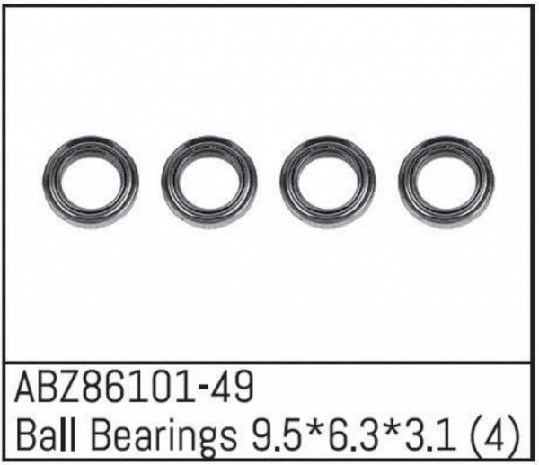 ABZ86101-49 Kugellager 9.5*6.3*3.1 - Mini AMT (4)