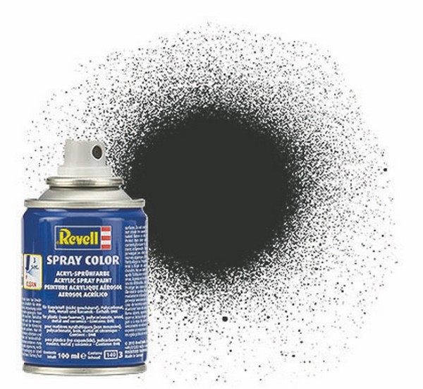 34108 Revell Spray Color schwarz, matt