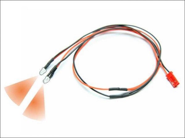 C9330 Pichler LED Ø 5mm Kabel (orange) 5-10 Volt