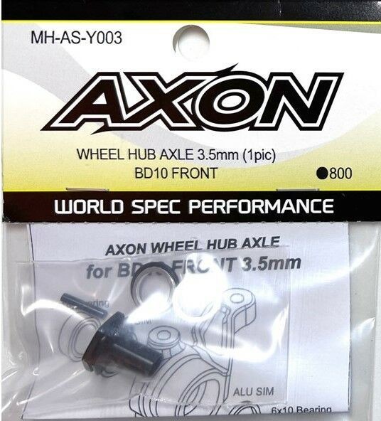 AXON BD10 Radachse & Radmitnehmer Vorne 3,5mm (1)