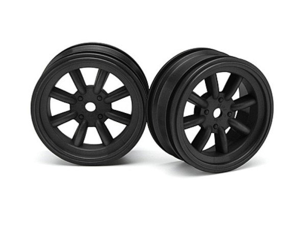 3931 Cup Racer - MX60 FELGEN 8 SPOKE SCHWARZ (0mm