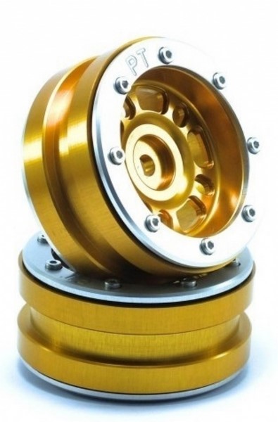 Absima Beadlock Wheels PT-Distractor Gold/Silber
