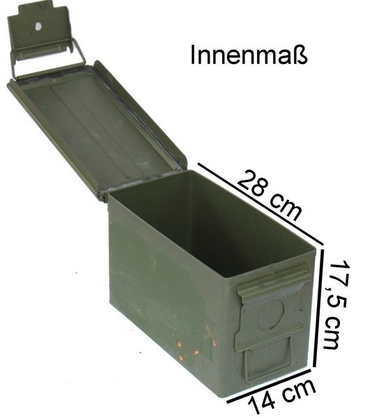 Planet-rc Lipobox Metallkoffer Sicherheitskoffer 30x15x18cm (Munitionskiste)