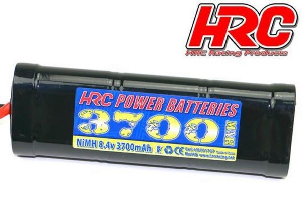 HRC01737T Akku - 7 Zellen - HRC Power Batteries NiMH - 8.4V 3700mAh - Hump Stick - TRX (Nicht für Ru
