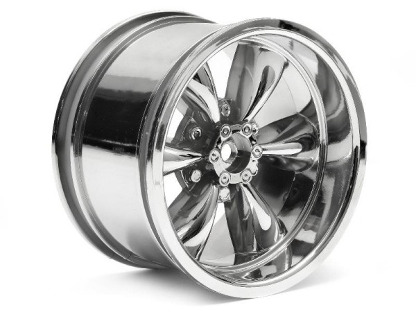 HB66195 TT-6 SPOKE WHEEL CHROME (83X56MM/2PC