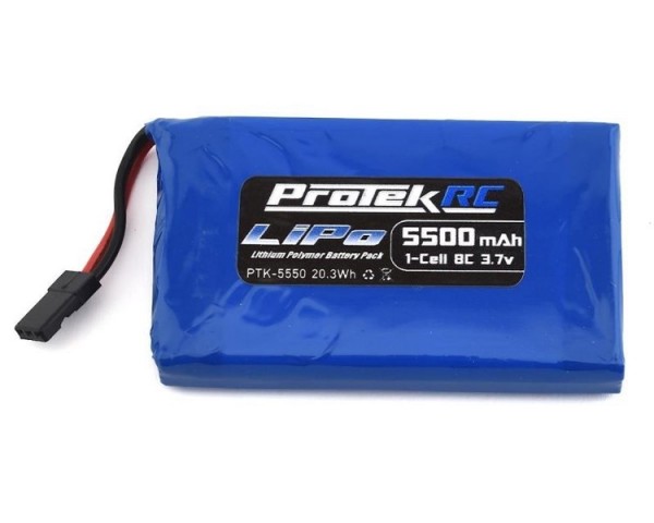 ProTek RC 3.7V/5500mAh 1S LiPo High Capacity Sanwa M17 Sender