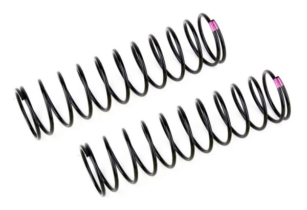 81233 Asso Rear Springs V2, pink, 3.7 lb/in, L86,