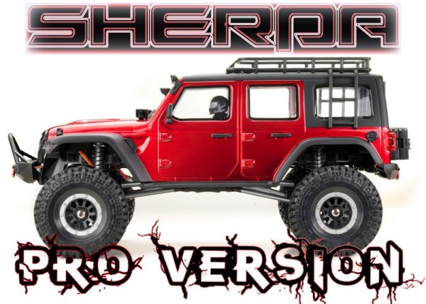 ABSIMA 1:10 EP Crawler CR3.4 SHERPA-PRO Metalic Red RTR High-End Scale Crawler 2- Gang - Diffsperre