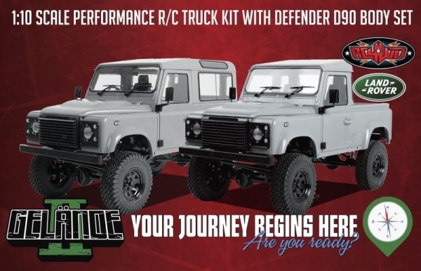 RC4WD Gelande II Truck Kit W/ 2015 Land Rover Defe