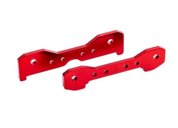 9528R Traxxas Tie-Bars hinten 6061-T6 Alu rot