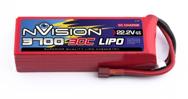 1817 nVision LiPo 6s 22.2V 3700 30C - Deans T-Plug