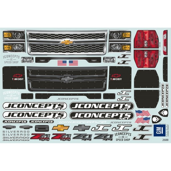 Jconcepts 2014 Chevy 1500 MT single cab 7.25"