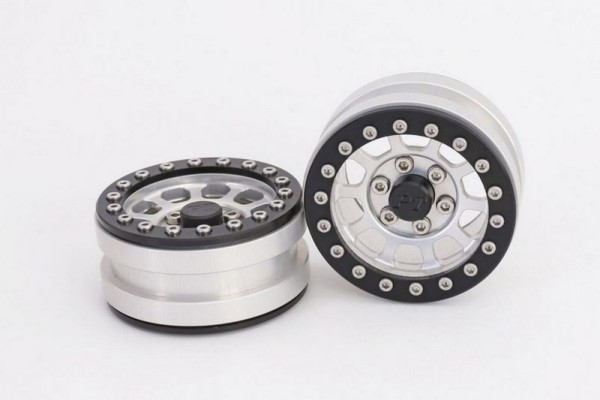 ABMT2040SB Beadlock Wheels PT-Royalty Silver/Black